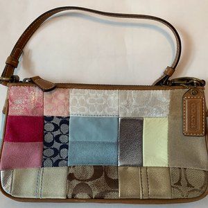 Authentic Coach Patchwork Tye-Dye Demi Bag
